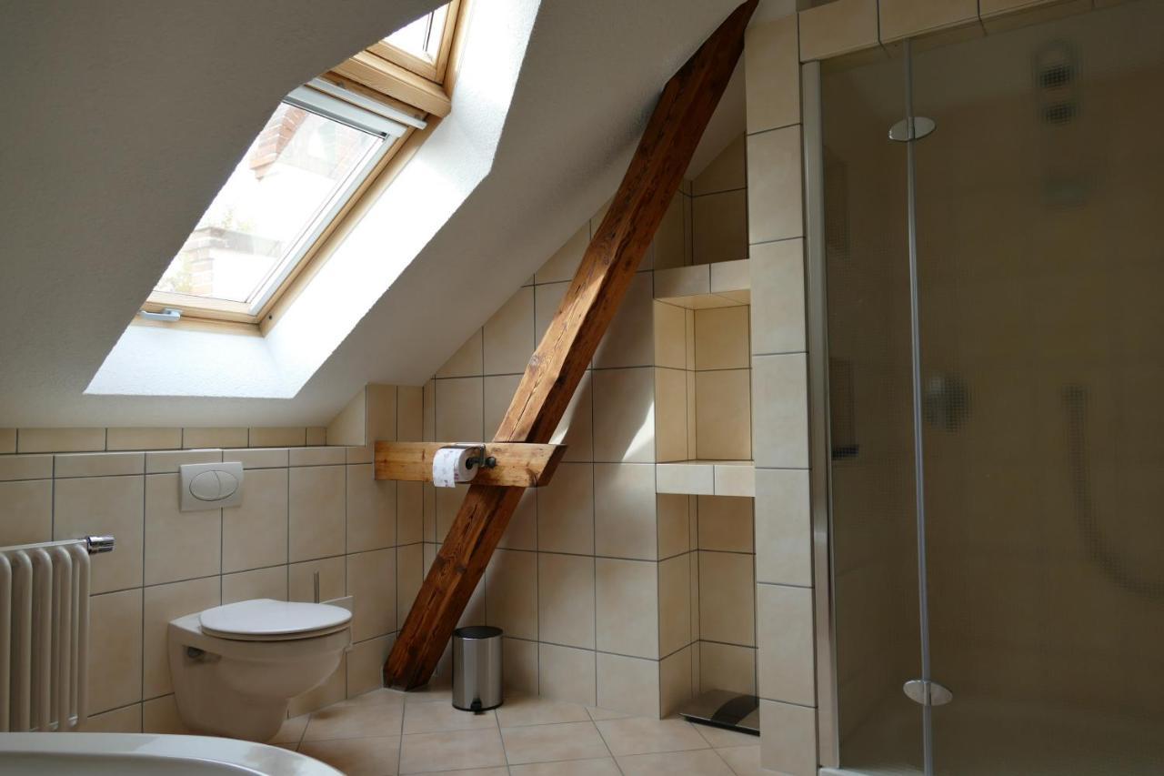 Ferienwohnung Bahnsteig 1 クヴェードリンブルク エクステリア 写真