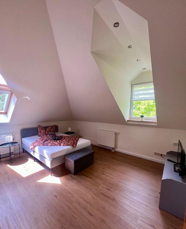 Ferienwohnung Bahnsteig 1 クヴェードリンブルク エクステリア 写真