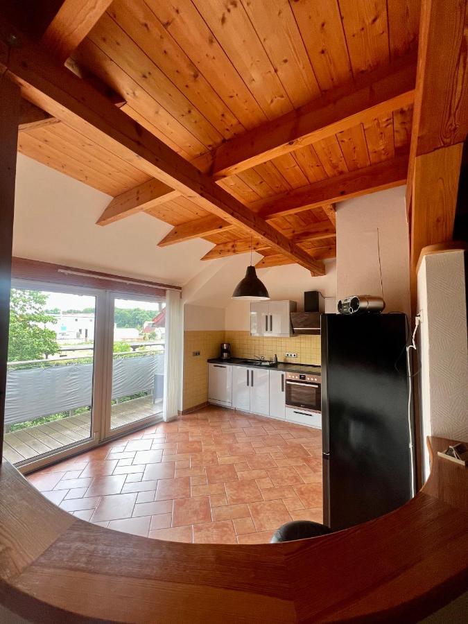Ferienwohnung Bahnsteig 1 クヴェードリンブルク エクステリア 写真